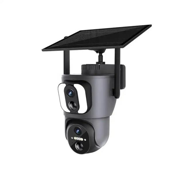 Quality 4MP 4G 360 Degree Solar Powered CCTV Camera With Two Way Audio for sale
