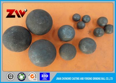 China Cement Plant hot rolling steel balls with B2 B3 B4 60Mn materials for ball mill media for sale