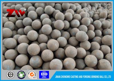 China HRC 60-68 grinding steel balls for mine , forging and casting technology for sale