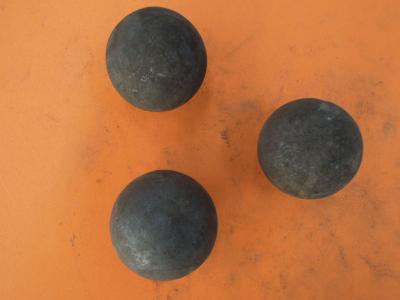 China Mineral Processing Forged Grinding Steel Ball Dia 25 - 125mm for sale