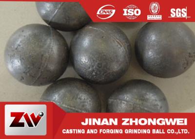 Chine la dureté 55-65HRC a forgé la boule de meulage en acier, milieu de fraisage de boule à vendre