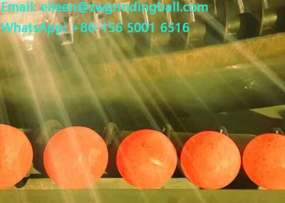 China Cobre e ouro que minam bolas de aço de moinho de bola da resistência de desgaste da dureza alta boas à venda
