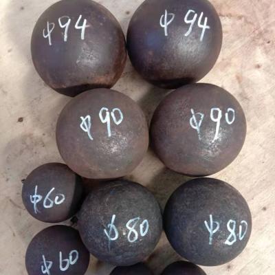 China B2 Forged 80mm Grinding Steel Ball For Gold Mining for sale