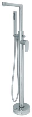 China Modern Free Standing Bath Shower Mixer Tap durable chrome finish T8620 for sale
