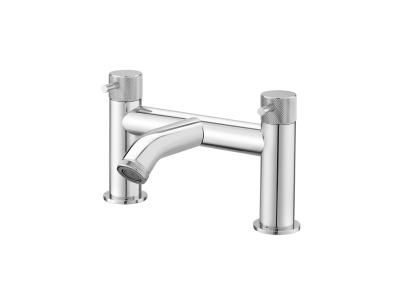 China Ceramic Modern Bath Shower Mixer One Hole Chrome Finish Faucets for sale