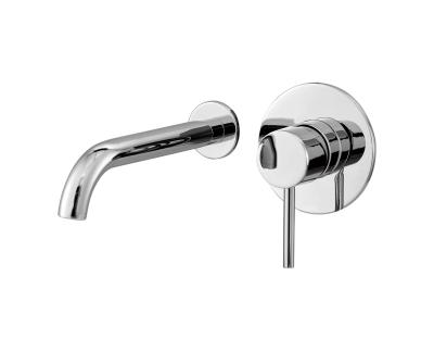 China Single Handles Concealed Wall Mixer Long Service Life Polished for sale