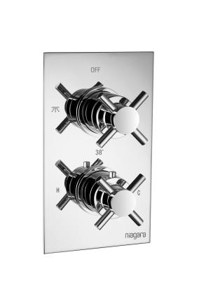 China Mezclador de baño termostático pulido duradero para baño T8565 Tamaño estándar en venta