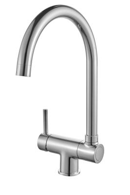 China Single Handle Kitchen Mixer Faucet For Convenient Install T91011 for sale