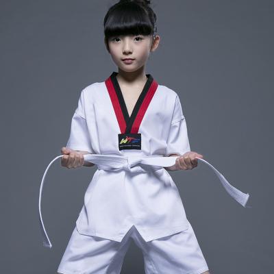 China WTF taekwondo dobok light taekwondo uniform kids  China factory supply OEM Kids/Adult TKD taekwondo uniforms for sale