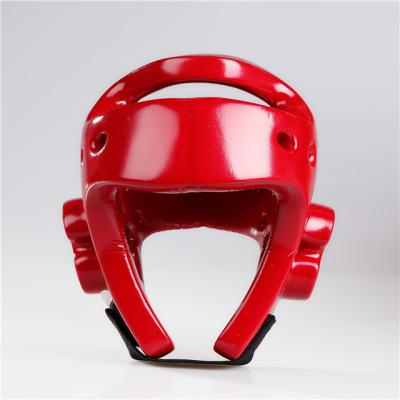 China Shining red 5 size dipped foamTaekwondo Training Equipment Helmet Head Gear Guard Protector for sale