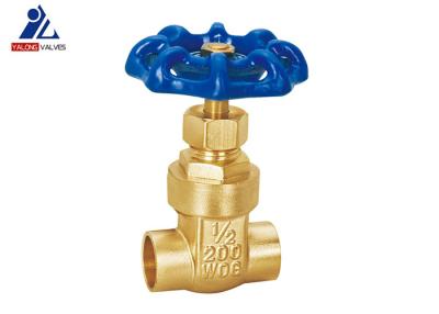 China PTFE Steel Handle Copper Alloy Gate Valve Ss CW617 for sale