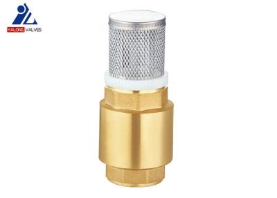 China Removable DIN259 Oil Check Valve Brass Foot Valve With Strainer Stainless Steel for sale