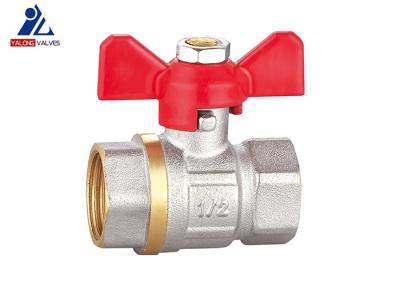 China BS 2779 Aluminum Butterfly Valve Brass F X F Chrome Ball Valve for sale