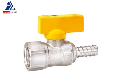 China Aluminum Handle PTFE  Brass Gas Valve 9.5mm Gas Connector Valve for sale