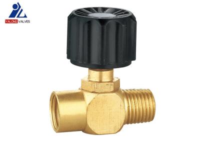 China Female NPT Brass Gas Valve ISO14001 Natural Gas Needle Valve for sale