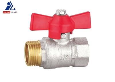 China HPb 3 Brass Ball Valve ISO14001 T Handle Ball Valve F X M Threaded for sale