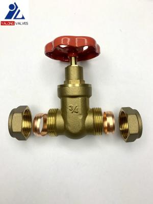 China DN15-DN50 Forged Flow Control Brass Gate Valve With Union Nut for sale