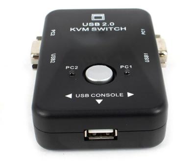 China HD 2 Port Usb Switch , Monitor And Keyboard Switch With Button C Selection for sale