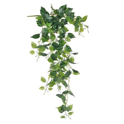 China Wholesale Eco-Friendly Vine Hanging Garland Foliage Artificial Ivy Leaf Plants For Garden Office Wedding Wall Decor for sale