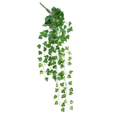 China Easily Assembled Artificial Plastic Leaf Garland Artificial Ivy Vine Plant Wedding Home Decorative Artificial High Quality for sale
