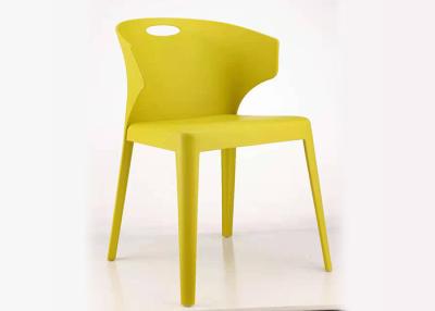 China Cadeiras de jantar multicoloridos empilháveis com polietileno 78cm dos PP dos braços à venda