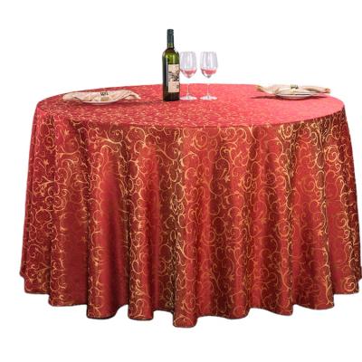China new Design high quality white tablecloth oval cheap round tablecloth en venta