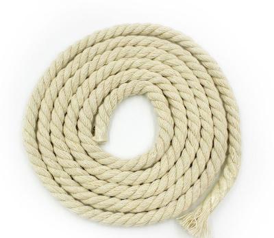 China Marine 3 Strand Polyester Rope Twisted 550 Pounds Cotton Boat Rope for sale