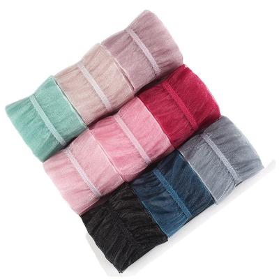 China 25mm|38mm Wrinkle Edge Polyester Organza Ribbon for DIY Hair Ribbon Bow for sale