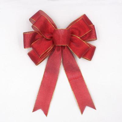China Birthday Red Satin Bow Polyester Yellow Satin Bows For Crafts for sale