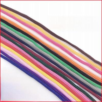 China Pink DIY 3mm Polypropylene Rope Purple Double Braided Polypropylene Rope for sale