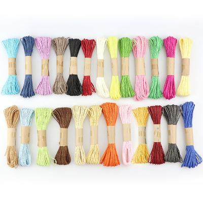 China 2 Strands Twisted Paper Cord 100m Eco Friendly Paper Cording for sale