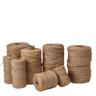 China 1mm-20mm Colored Jute Twine ISO9001 Eco Friendly 6mm Jute Rope for sale