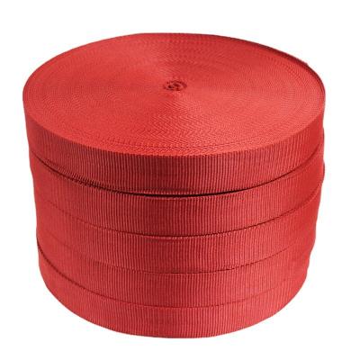 China Customize Kevlar Ribbon Red Black Fire Resistant Webbing for sale