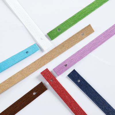 China 37cm Degradable Paper Ribbon Handle Eco Friendly Gift Paper Ribbon for sale