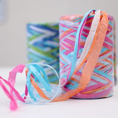 China Raffia cuerda de papel retorcida 80m DIY Cuerdas de papel artesanal Eco amigable en venta