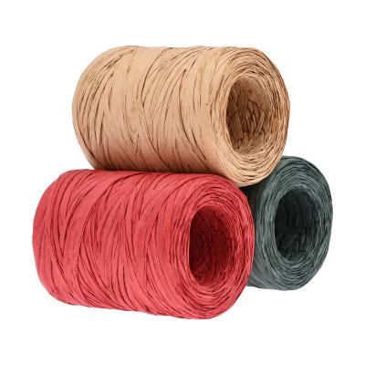 China 5mm*100m Color Paper Rope Eco Friendly DIY Twisted Paper String for sale