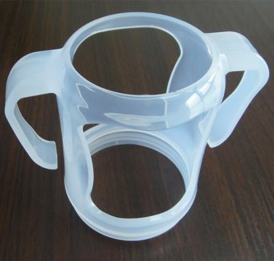 China Transparent PP Feeding Bottle Holder Plastic Injection Moulding Service ISO90001 for sale