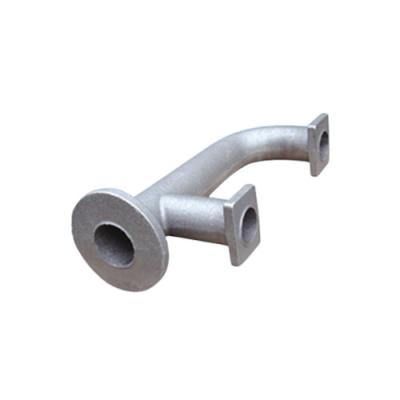 China Ductile Iron FCD500 Iron Casting Manifold Exhaust Manifold Pipe For Automotive for sale