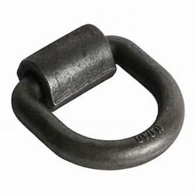 Cina OEM Drip Forged D Ring With Wraps Parti di forgiatura in acciaio per accessori di attrezzature marittime in vendita