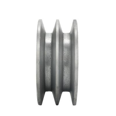 China Type B Double V Belt Pulley GG20 Gray Iron Casting Pulley Farm Equipments Parts for sale