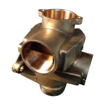 China OEM Casting Copper Connector Die Casting Parts For Pipe Fittings for sale