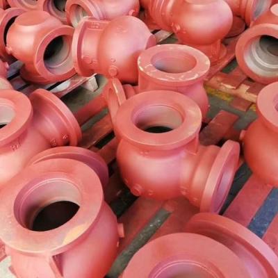 China Cast Iron Ball Valve Body Metal Casting Pump Parts For Valve And Pump Industry for sale