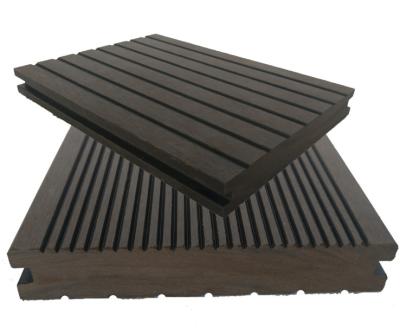China Wood plastic floor, plastic wood floor, pe composite environmental protection new material, outdoor garden park use for sale
