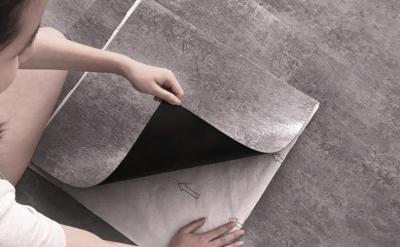 China Pvc plastic floor waterproof and wear-resistant floor leather sheet stone pattern household pvc floor leather environmen for sale