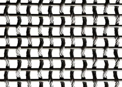 China Stainless Steel 304 Decorative Wire Mesh Woven Drapery Metal Architectural for sale