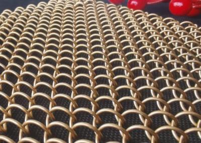 중국 놋쇠로 만든 브론즈 건축학 메쉬 커튼 알루미늄 장식적 금속 커튼 판매용