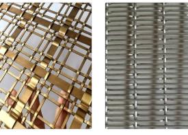 China Woven Ss 316 Decorative Metal Mesh Screen For Restaurant Decoration for sale