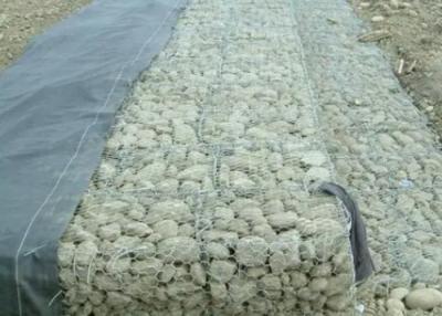 China Dark Green Pvc Coated Gabion Baskets 80mm*100mm Mesh Opening For Civil Project for sale
