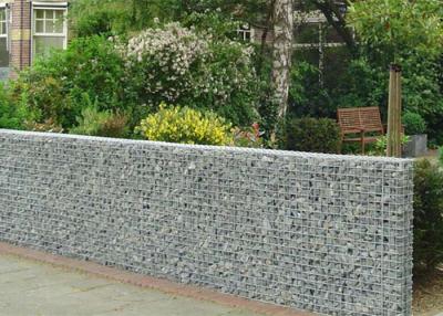 China Schweres Zink beschichtete galvanisierte Wand-Korb-quadratisches Loch-Form für Gärten/Parks zu verkaufen