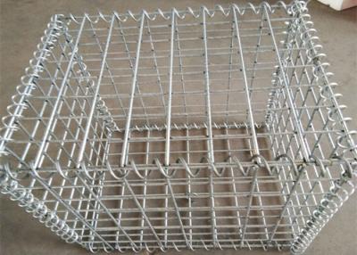 China Silver Color Welded Wire Mesh Gabions Mattresses Square / Round Shape for sale